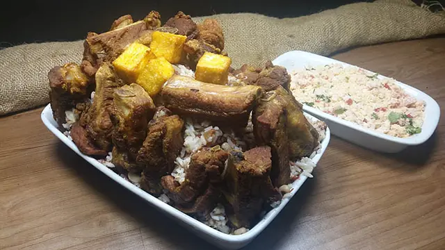 Arrumadinho com costelinha e queijo coalho – Restaurante Itabaiana III